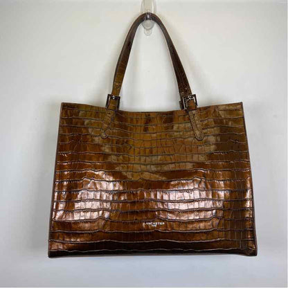Pre-Owned Lancaster Paris Bronze Leather Handbag