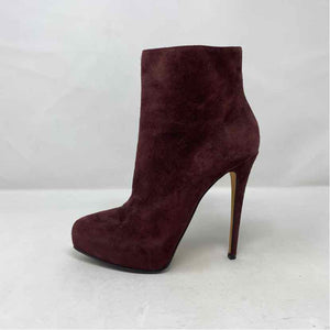 Pre-Owned Shoe Size 6.5 Le SIlla Burgundy Booties