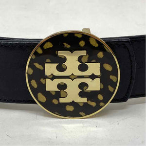 Pre-Owned Tory Burch Black Leather Belt