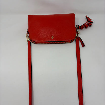 Pre-Owned Tory Burch Red Leather Handbag