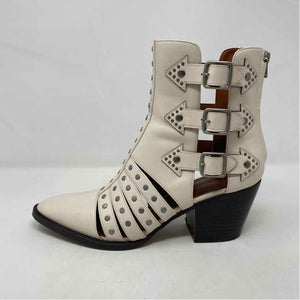 Pre-Owned Shoe Size 10 Coach White Booties