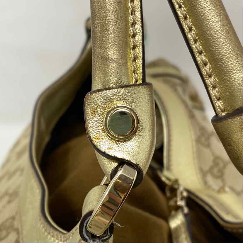 Pre-Owned Gucci Monogram Canvas Designer Handbag