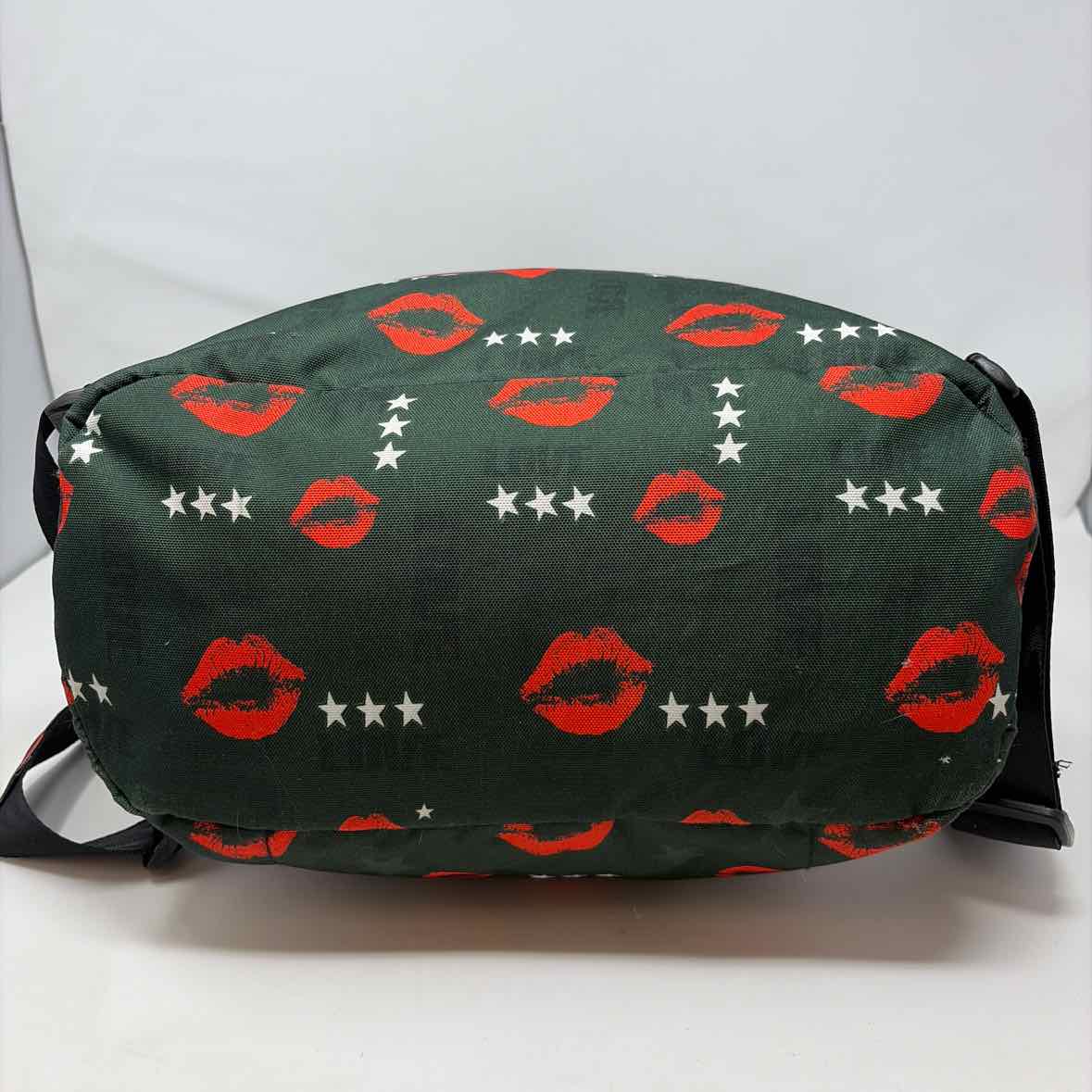 Pre-Owned Penelope Wildberry Green Print Fabric Handbag