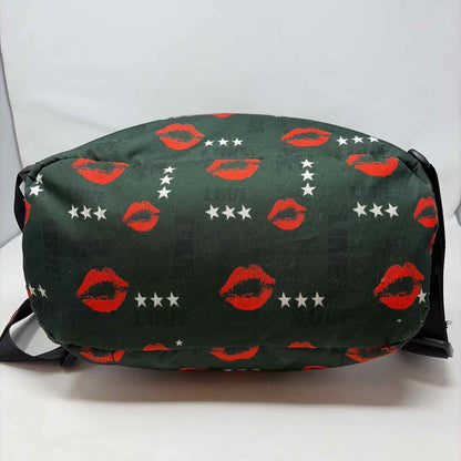 Pre-Owned Penelope Wildberry Green Print Fabric Handbag