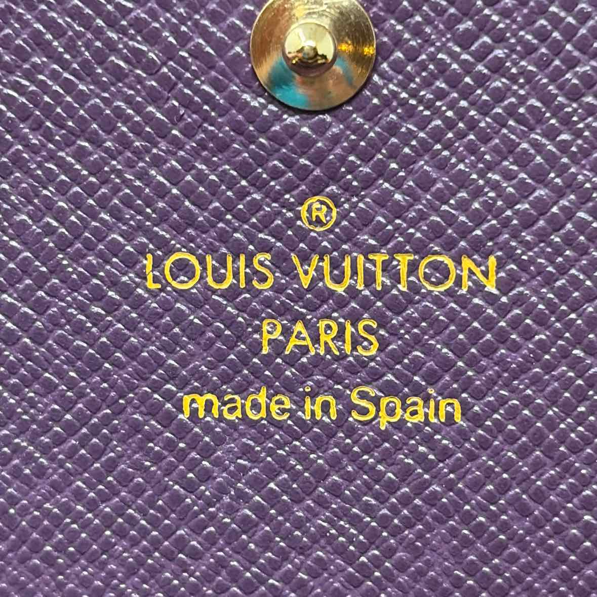 Pre-Owned Louis Vuitton Yellow Leather Designer Wallet