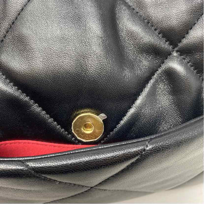 Pre-Owned Chanel Black Leather Designer Handbag