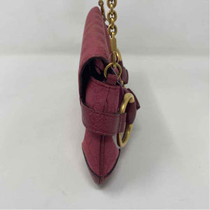 Pre-Owned Gucci Magenta Fabric Designer Handbag