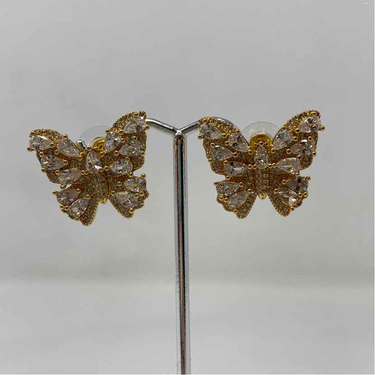 Gold Multi Metal Earrings