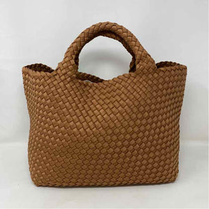 Pre-Owned Naghedi Cognac Neoprene Handbag