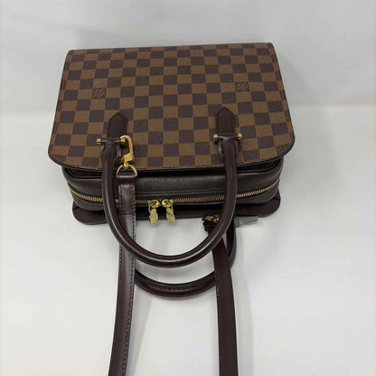 Pre-Owned Louis Vuitton Brown Leather Designer Handbag
