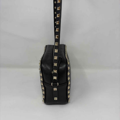 Pre-Owned Valentino Black Leather Designer Handbag