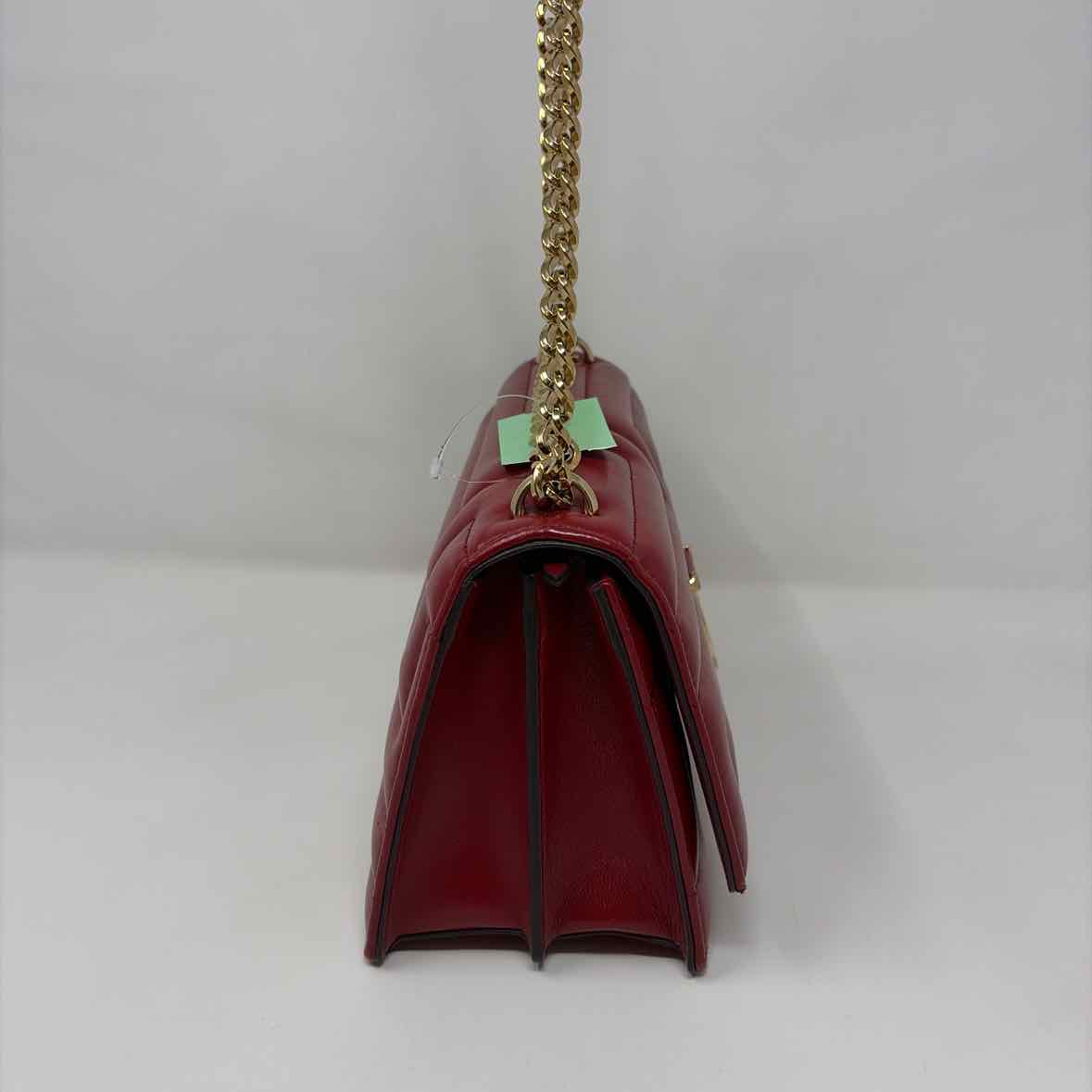 Pre-Owned Jimmy Choo Red Leather Designer Handbag