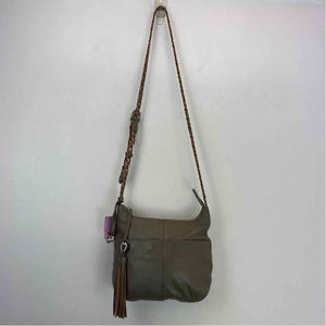 Pre-Owned Brighton Grey Leather Handbag