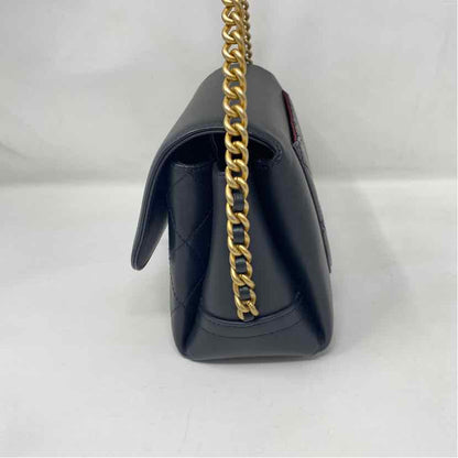 Pre-Owned Chanel Black Leather Designer Handbag