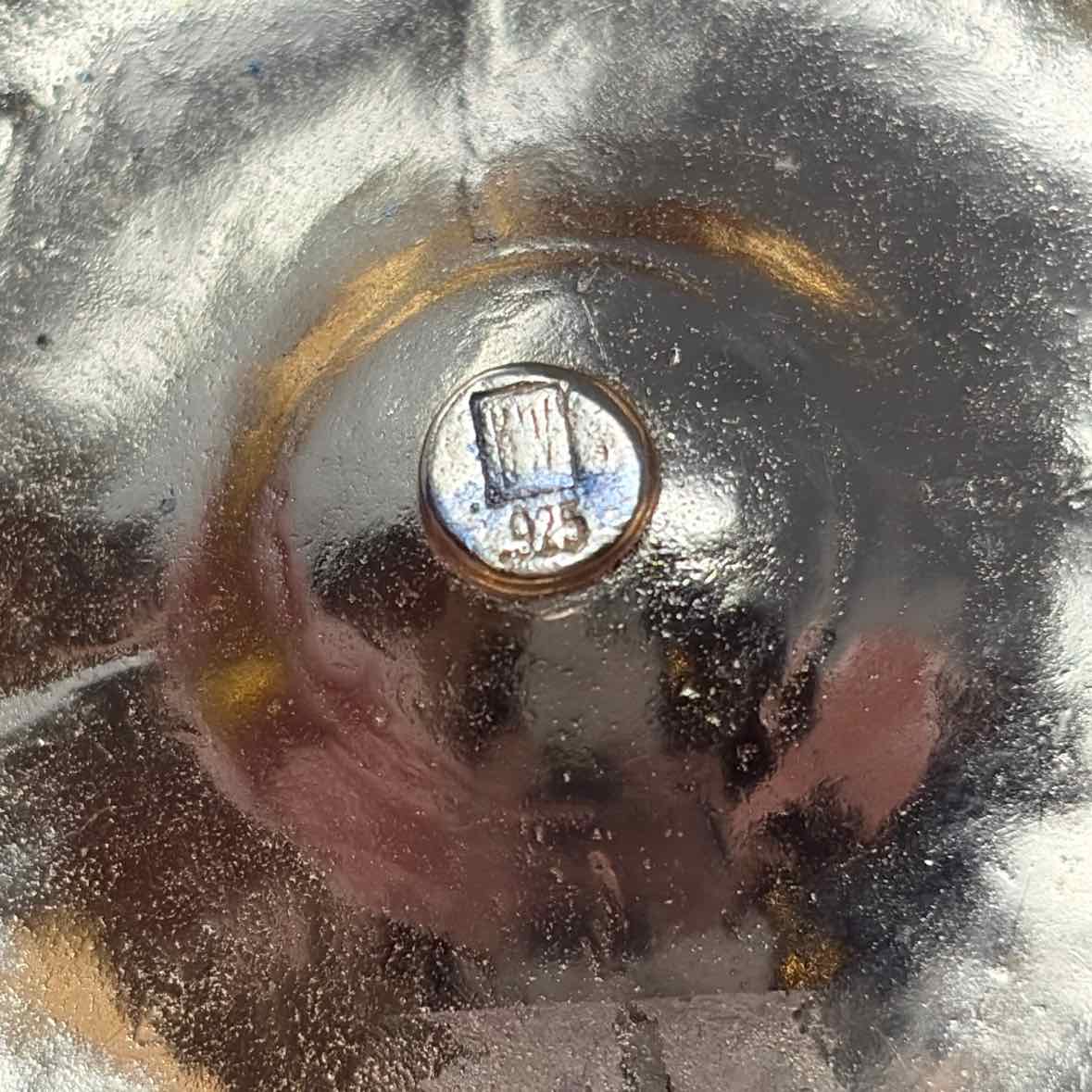 Pre-Owned JW Square Sterling Silver Brooch