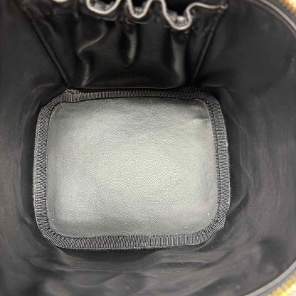 Pre-Owned Chanel Black Leather Designer Handbag