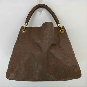 Pre-Owned Louis Vuitton Taupe Leather Designer Handbag