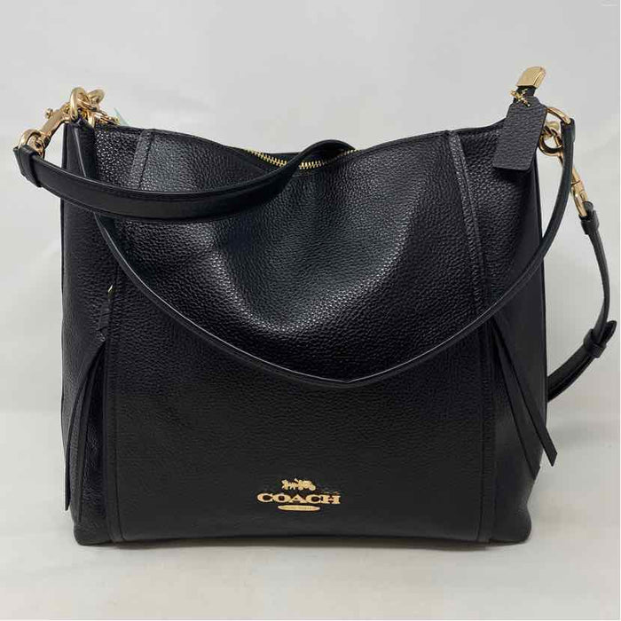 Pre-Owned Coach Black Leather Handbag