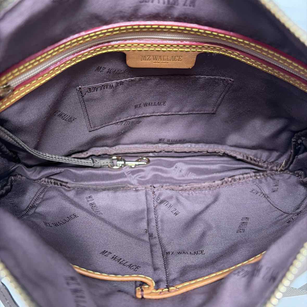 Pre-Owned MZ Wallace Taupe Nylon Handbag