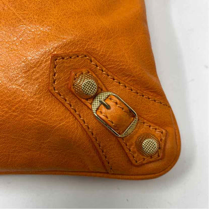 Pre-Owned Balenciaga Orange Leather Designer Handbag