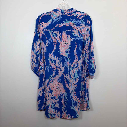Pre-Owned Size XS Lilly Pulitzer Blue Multi Casual Dress