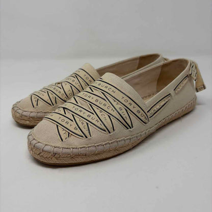 Pre-Owned Shoe Size 7.5 Tory Burch Beige Loafer