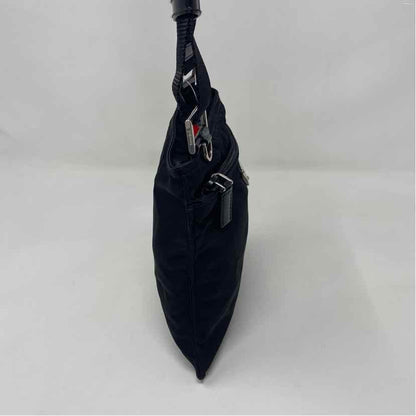 Pre-Owned Prada Black Nylon Designer Handbag