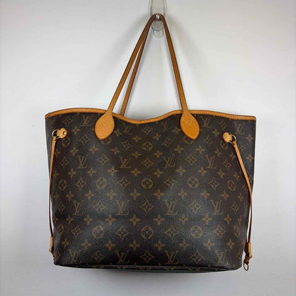 Pre-Owned Louis Vuitton Brown Coated Canvas Designer Handbag