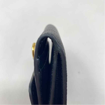 Pre-Owned Polene Black Leather Designer Wallet