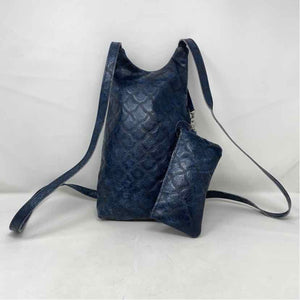 Pre-Owned Boutique Blue Leather Handbag