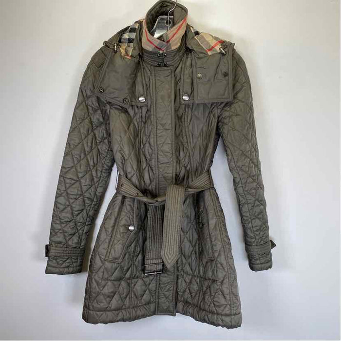 Pre-Owned Size S Burberry Brit Olive Jacket