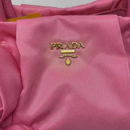 Pre-Owned Prada Pink Nylon Designer Handbag
