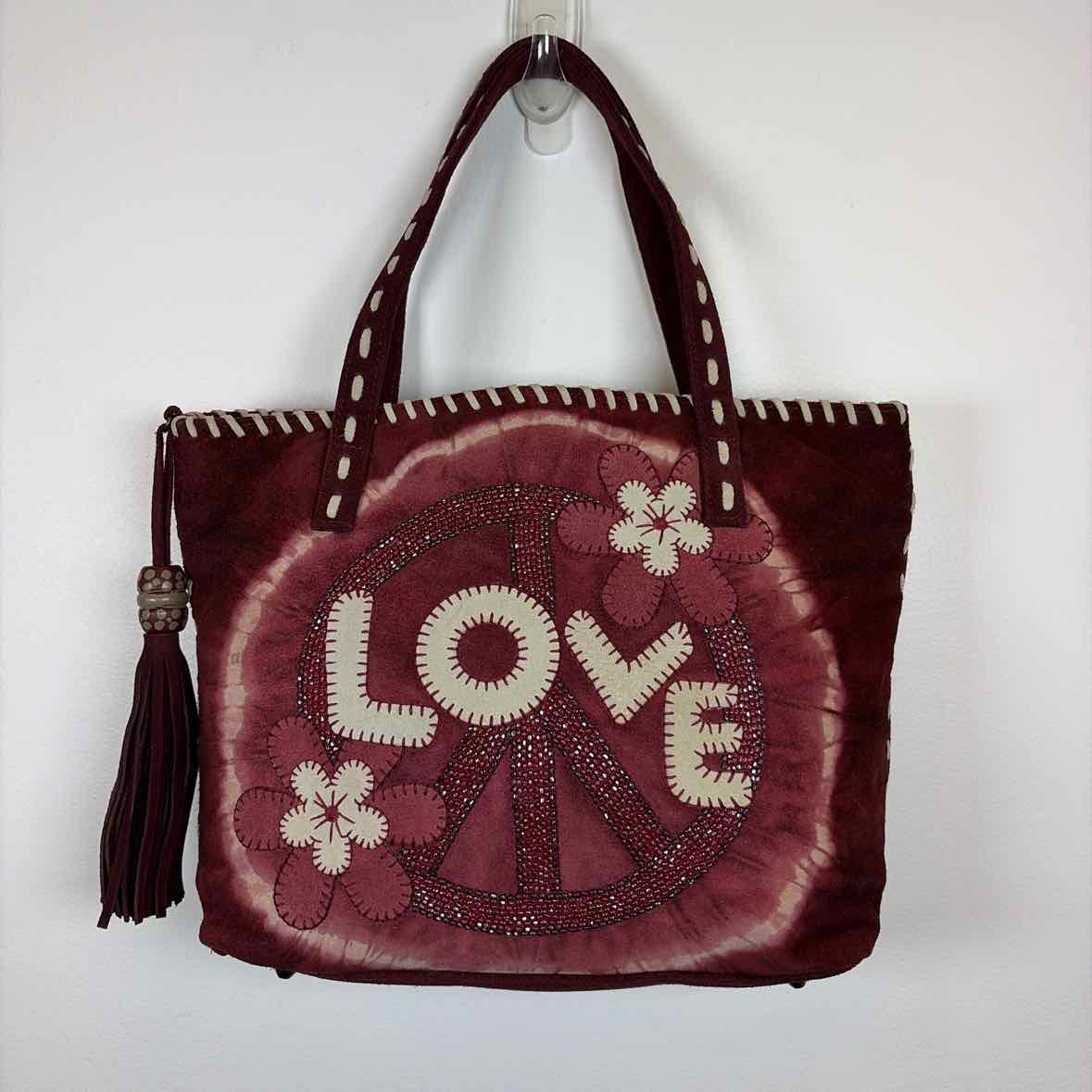 Pre-Owned Isabella Fiore Red Leather Handbag