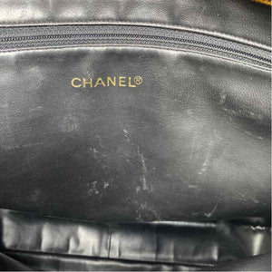 Pre-Owned Chanel Black Leather Designer Handbag