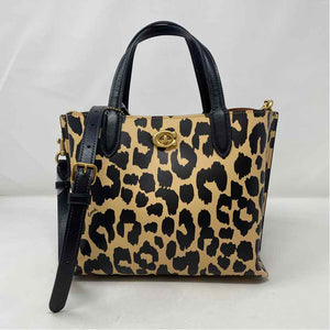 Pre-Owned Coach Cheetah Leather Handbag