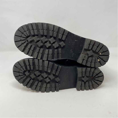 Pre-Owned Salvatore Ferragamo Black Leather Shoe Size 9 Designer Shoes