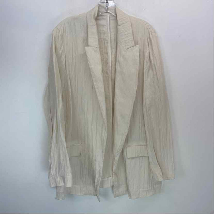 Pre-Owned Size L ZARA White Blazer