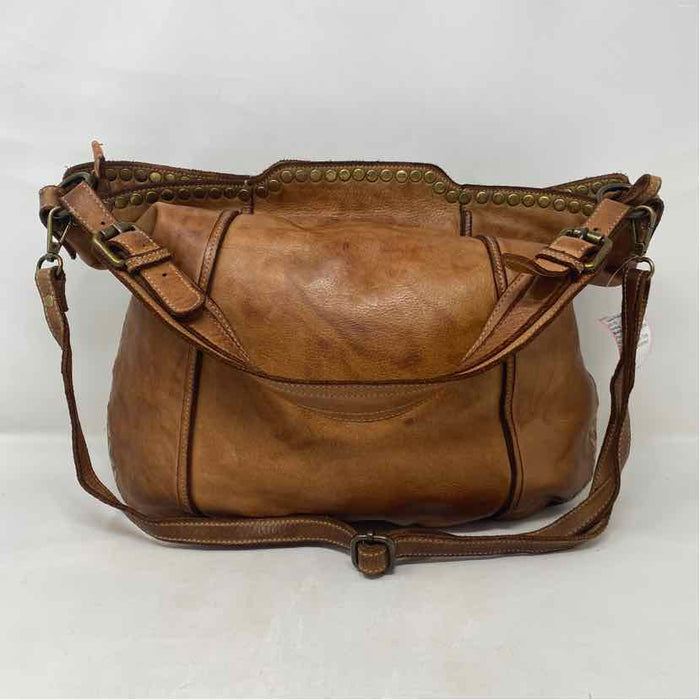 Pre-Owned Boutique Camel Leather Handbag