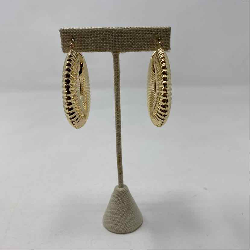 Gold Metal Earrings