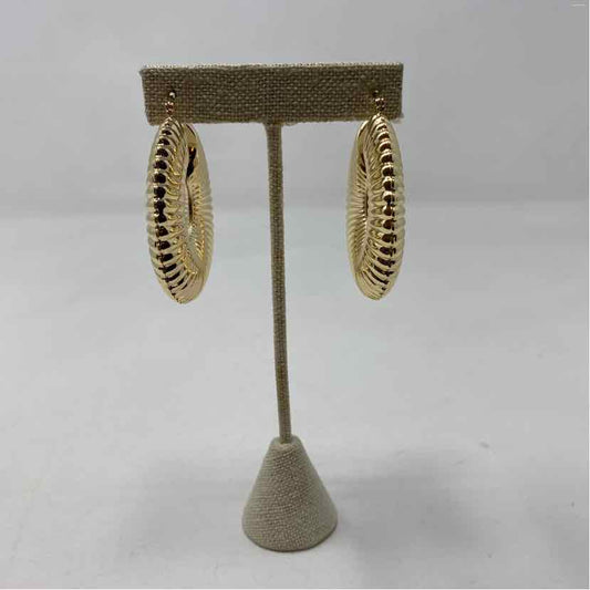 Gold Metal Earrings