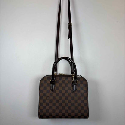 Pre-Owned Louis Vuitton Brown Leather Designer Handbag