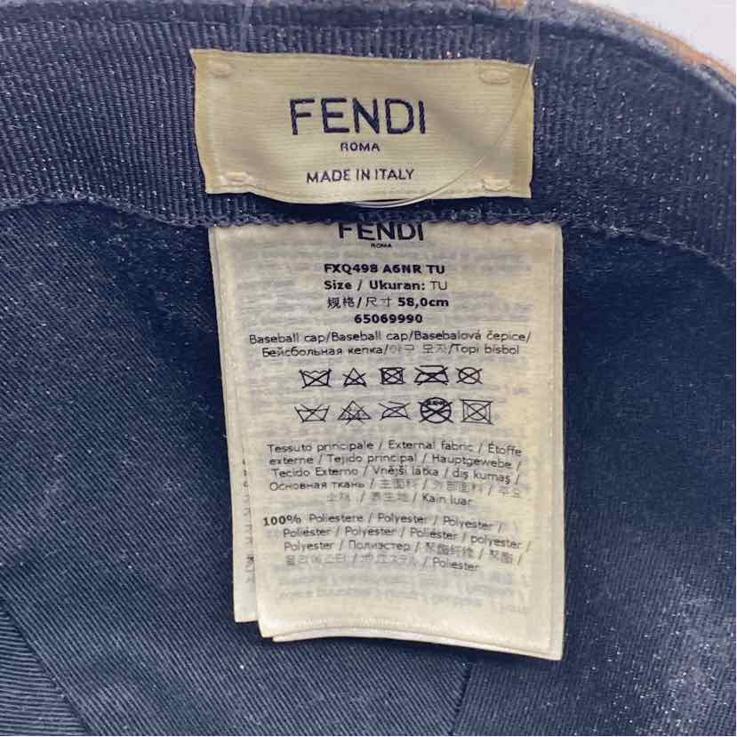 Pre-Owned Fendi Monogram Canvas Designer Hats