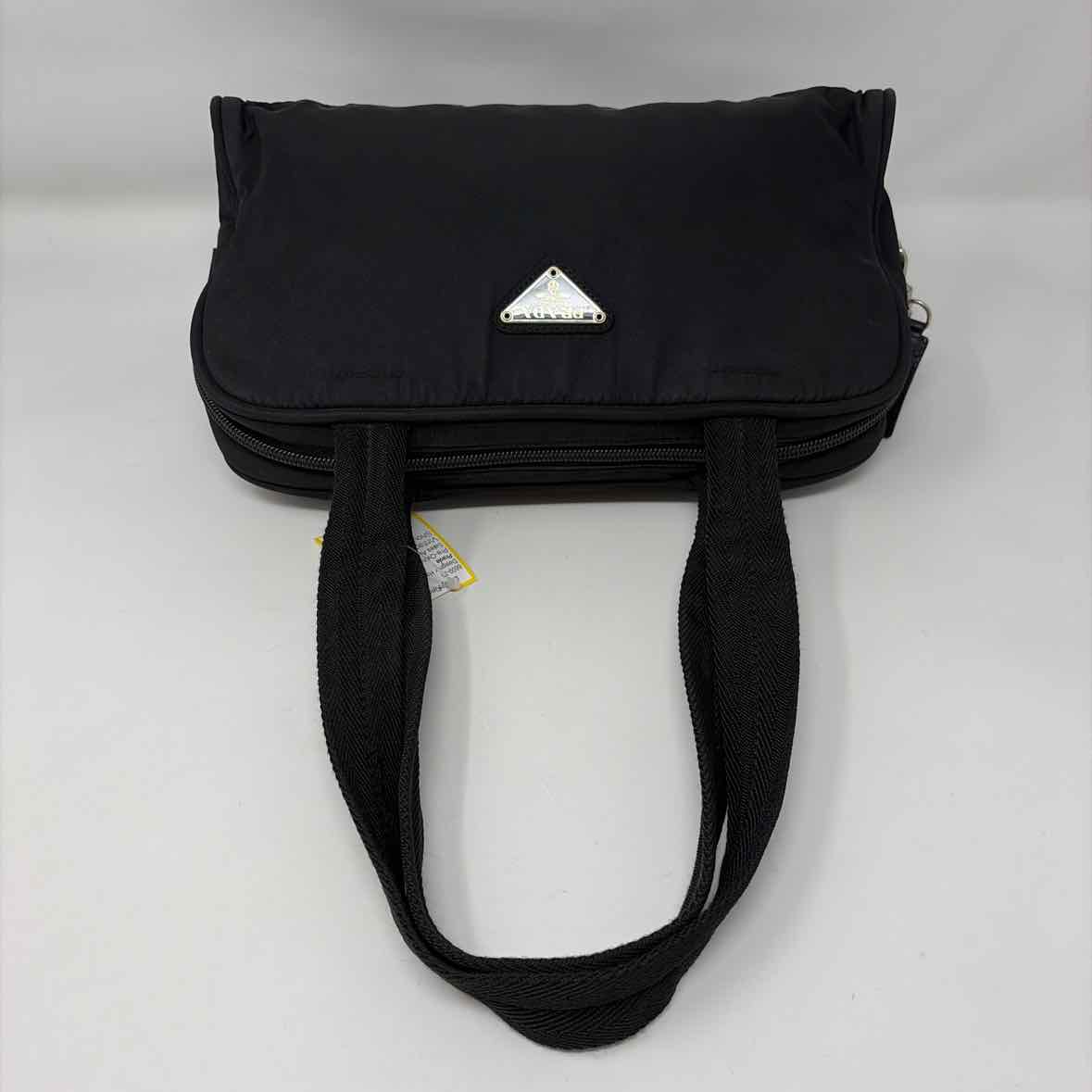 Pre-Owned Prada Black Nylon Designer Handbag