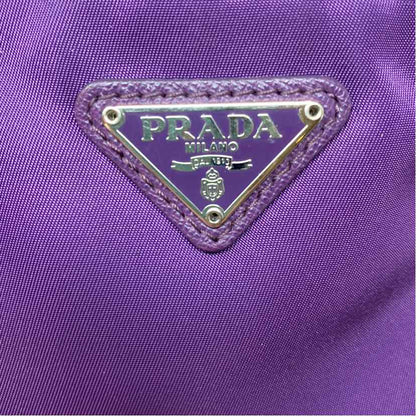 Pre-Owned Prada Purple Nylon Designer Handbag