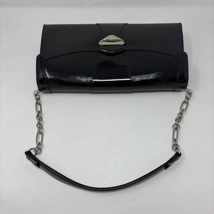 Pre-Owned Louis Vuitton Black Patent Designer Handbag