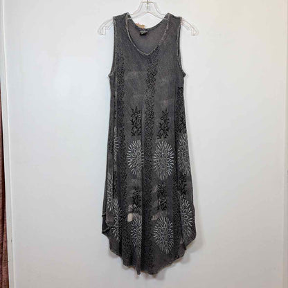 Pre-Owned Size One Size LSI Grey Casual Dress