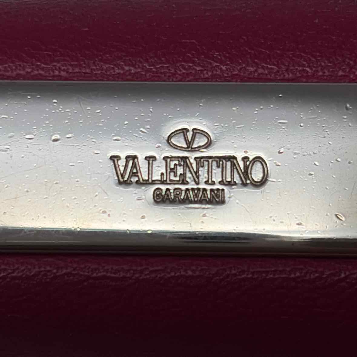Pre-Owned Valentino Pink Leather Designer Handbag
