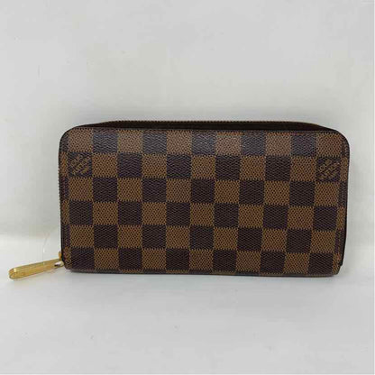 Pre-Owned Louis Vuitton Damier Eben Canvas Designer Wallet