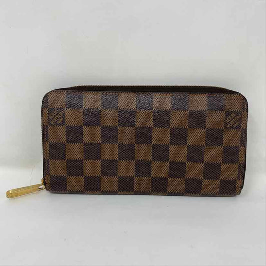 Pre-Owned Louis Vuitton Damier Eben Canvas Designer Wallet