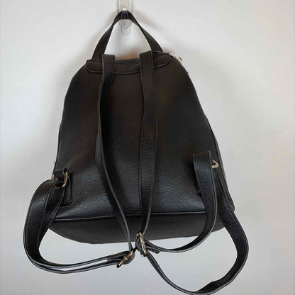 Pre-Owned Aqua Black Leather Handbag
